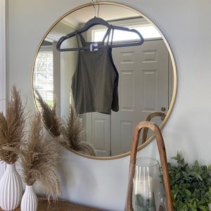 Army, green tank top
